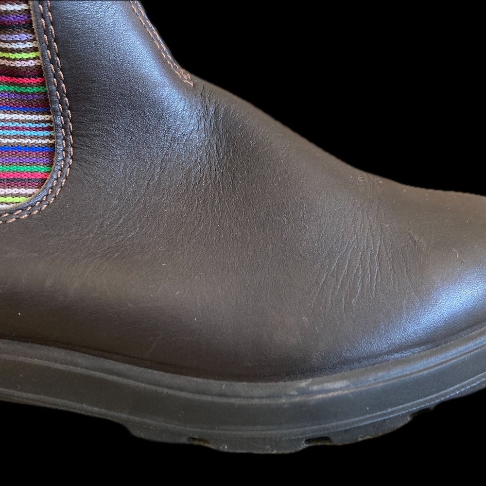 Blundstone Chelsea #1409 Stout Brown/Stripes size 7.5 Womens - Picture 6 of 11